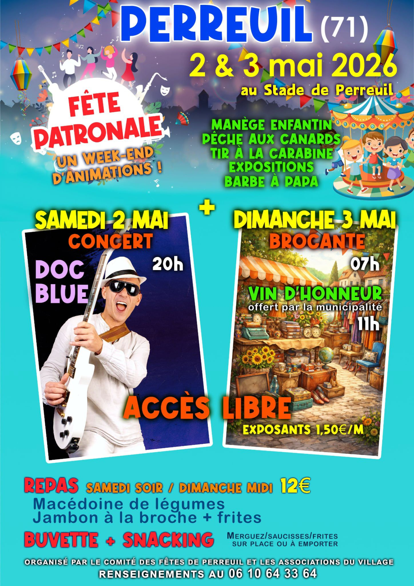 Fête patronale 2 et 3 mai 2026