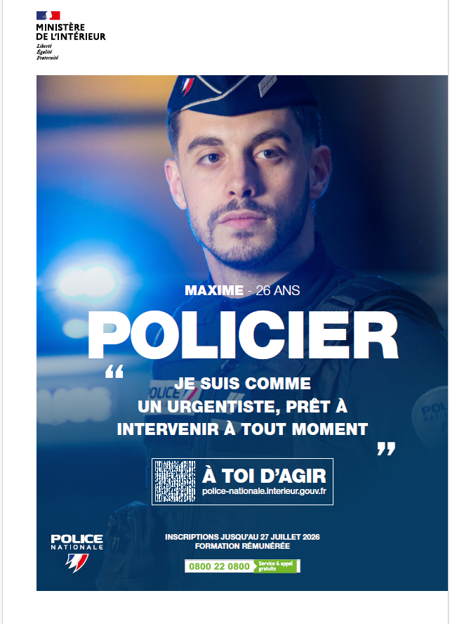 Concours Gardien de la Paix