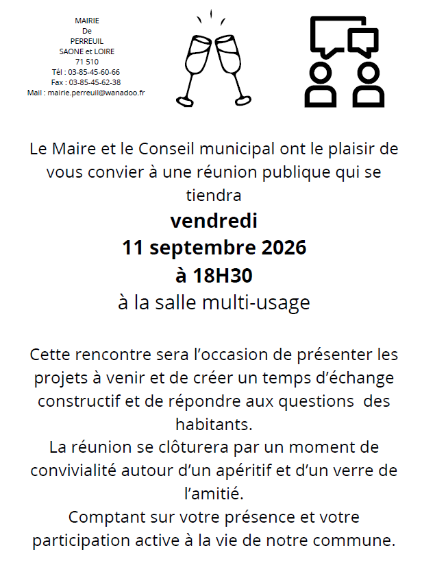 Réunion publique
