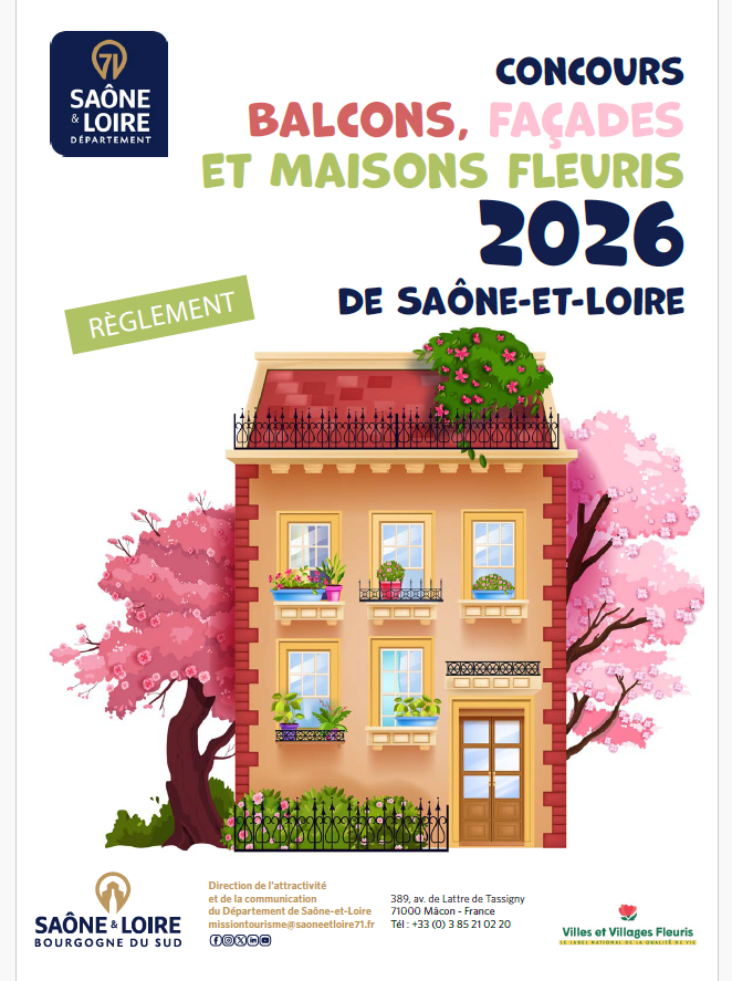 concours maisons, balcons, façades fleuris